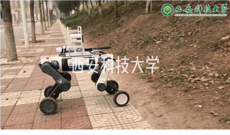 西安科技大学校园巡检合作画面